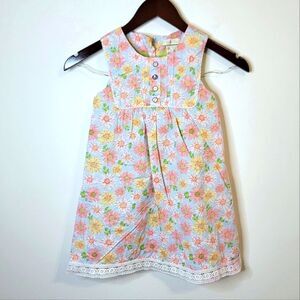 Matilda Jane Floral Daisy Charm Dress Lace Detail Size 6